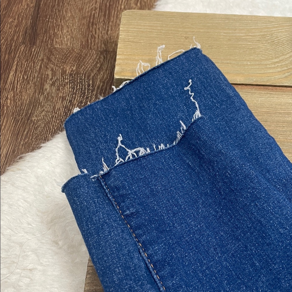 Free People NWT Pull On Slim Fit Jeans Blue - Picture 2 of 6